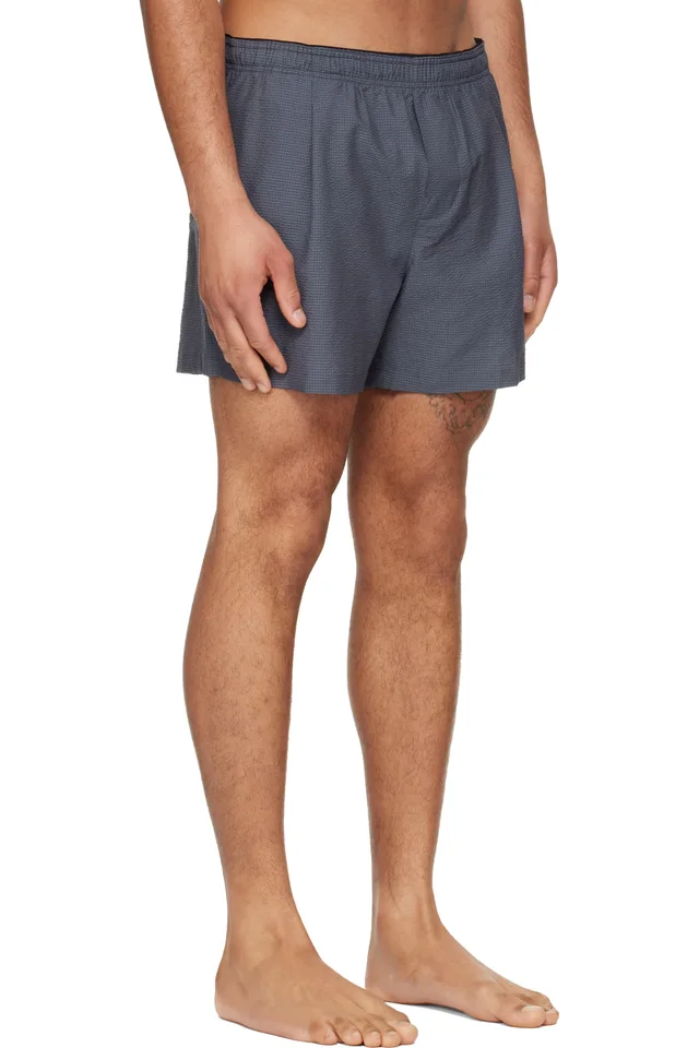 OUR LEGACY Gray Boxer Swim Shorts, photo 2 of 4 from SSENSE