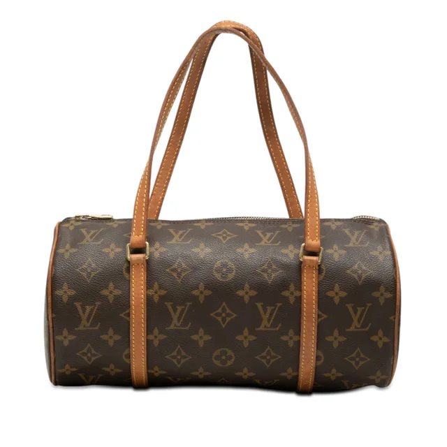 Brown Louis Vuitton Monogram Papillon 30 Handbag in Brown Coated canvas from Designer Revival