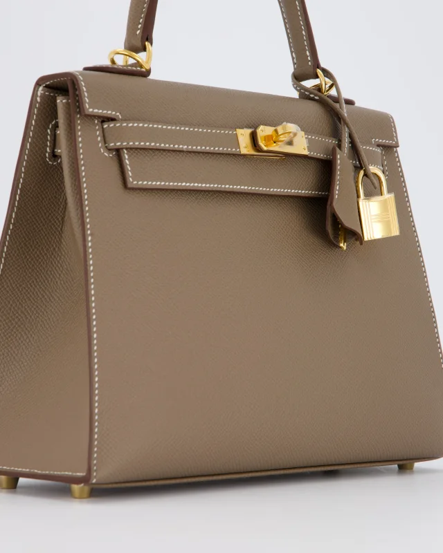 Hermès Kelly 25 Sellier in Taupe Epsom leather from Sellier, photo 9 of 23