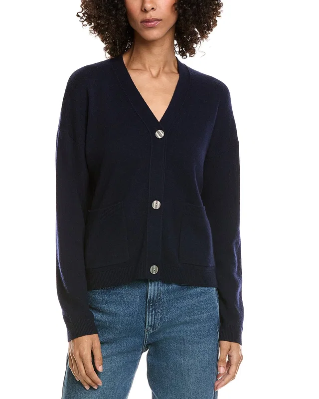InCashmere Box Wool & Cashmere-Blend Cardigan, image 1 of 1 from Gilt