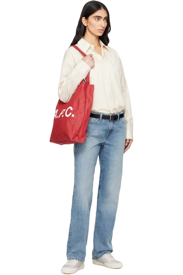A.P.C. Red Lou Tote, photo 4 of 4 from SSENSE