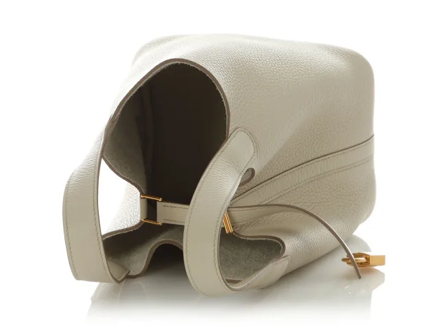 Hermès Béton Clémence Picotin Lock 18 in Clemence leather from Ann's Fabulous Finds, photo 7 of 10