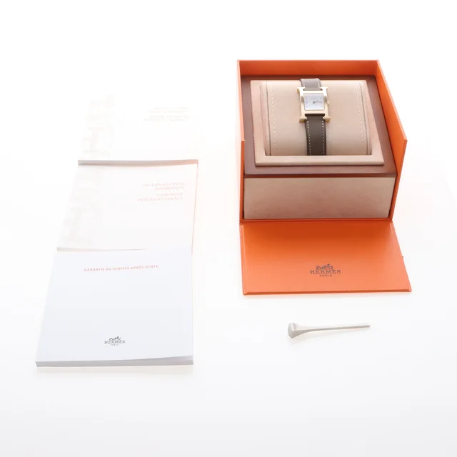 Hermès H Hour gold-plated watch (HH1.201) from GUGUS, photo 7 of 7
