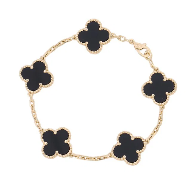 Van Cleef & Arpels Vintage Alhambra 5 Motif BraceletVCARA41300 18K Yellow Gold in Yellow from GALLERY RARE
