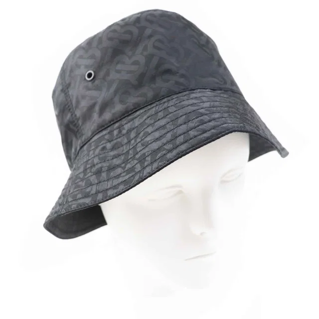 Burberry TB Logo Hat Black Nylon Polyester in Black Nylon from LuxUness