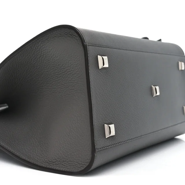 Ferragamo Medium Studio Soft Bag Grey in Grey Calfskin from FASHIONPHILE, photo 9 of 10