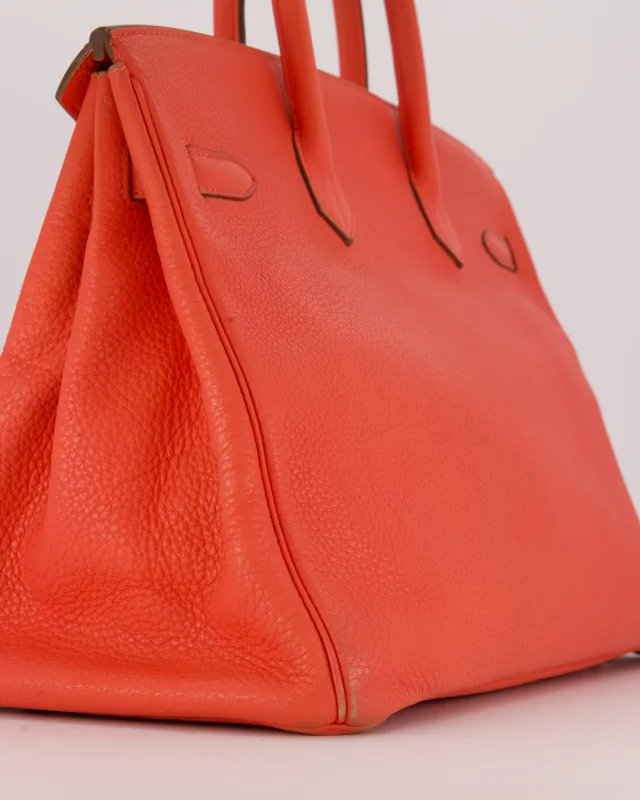 Hermès Birkin Retourne 35 Bag in Pink Togo leather from Sellier, photo 12 of 21
