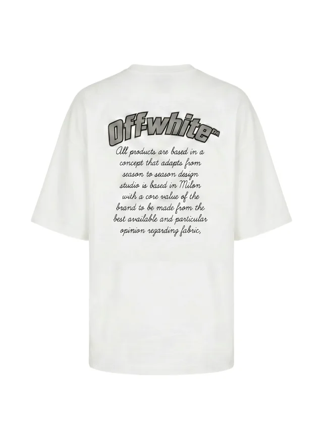 Off-White logo-print T-shirt, photo 2 of 2 from FARFETCH