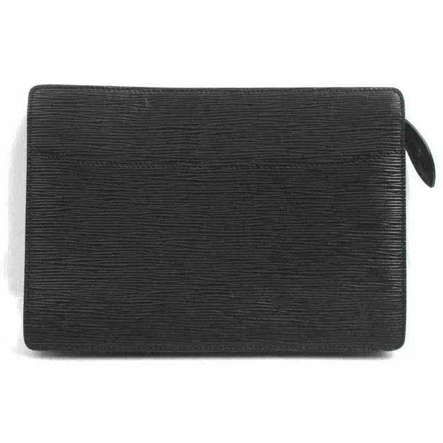 Louis Vuitton Black Epi Pochette Home Envelope Clutch in Black from Bagriculture