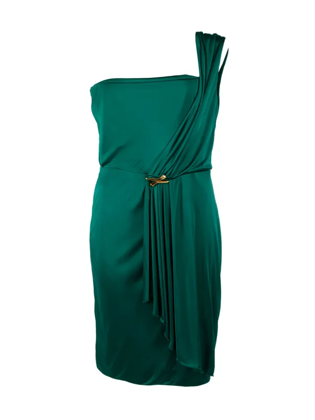 Gucci One Shoulder Dress with Gold Embellishment from Csd