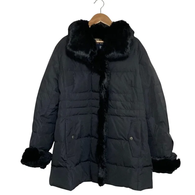 Burberry London Rabbit Fur Down Coat from LuxUness