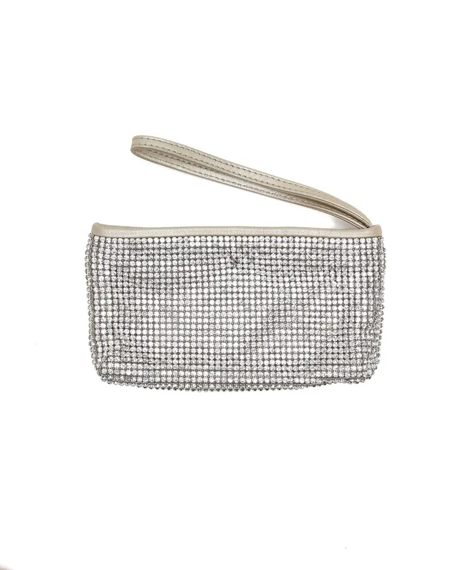 Swarovski Satin Crystal Wristlet in Satin from A Retro Tale