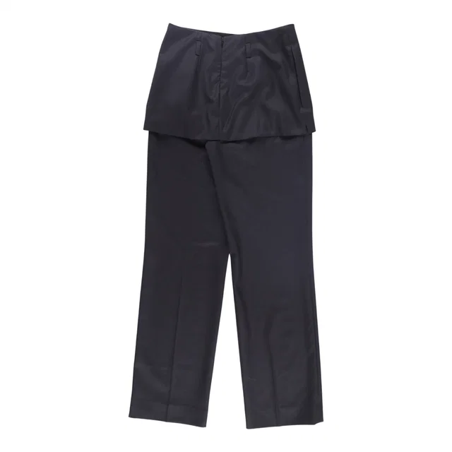 TOTEME Layered Wool-Twill Straight-leg Trousers in Wool from HEWI