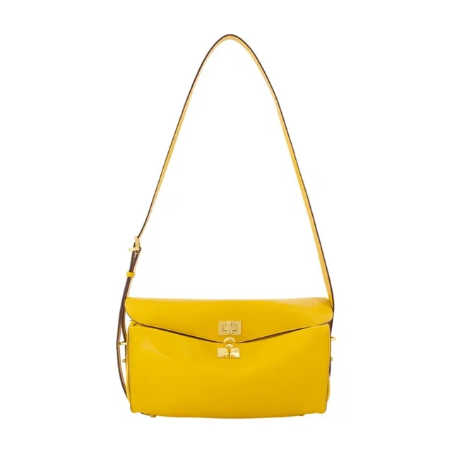 Balenciaga Paris Shoulder Bag — Yellow Calfskin in Yellow Calfskin from HEWI