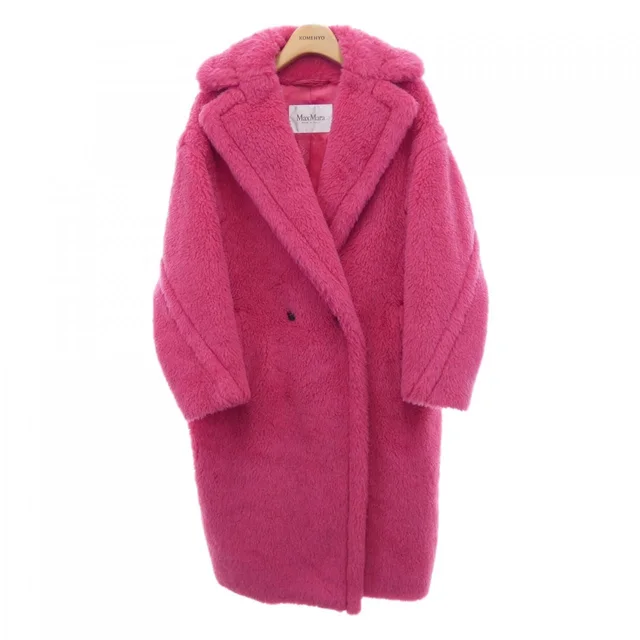 Max Mara Teddy Bear Coat in Silk from The Reluxe