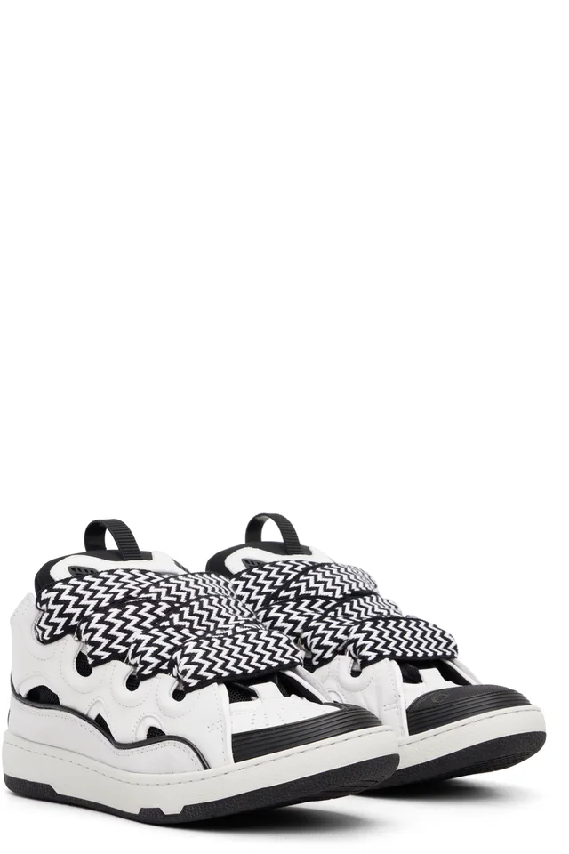Lanvin White Curb Sneakers, photo 4 of 5 from SSENSE