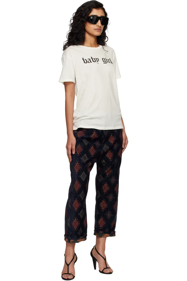 R13 Off-White 'Baby Girl' T-shirt, photo 4 of 4 from SSENSE