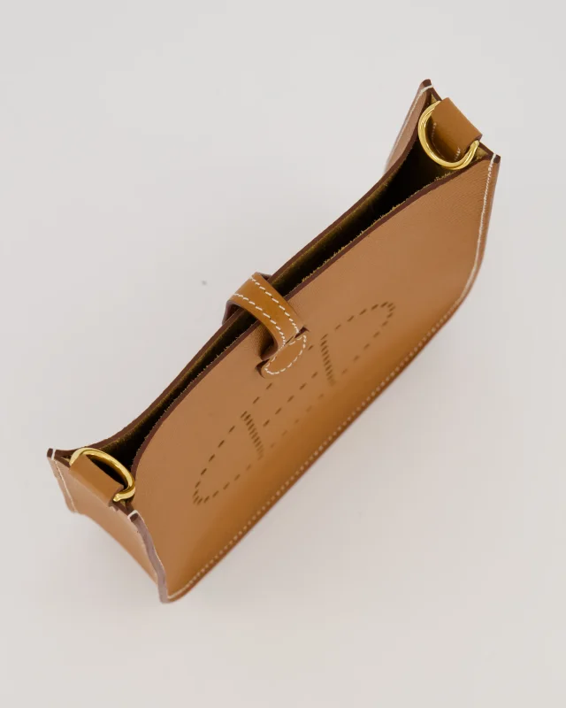 Hermès Gold Mini Evelyne Sellier Bag in Gold Epsom leather from Sellier, photo 15 of 18