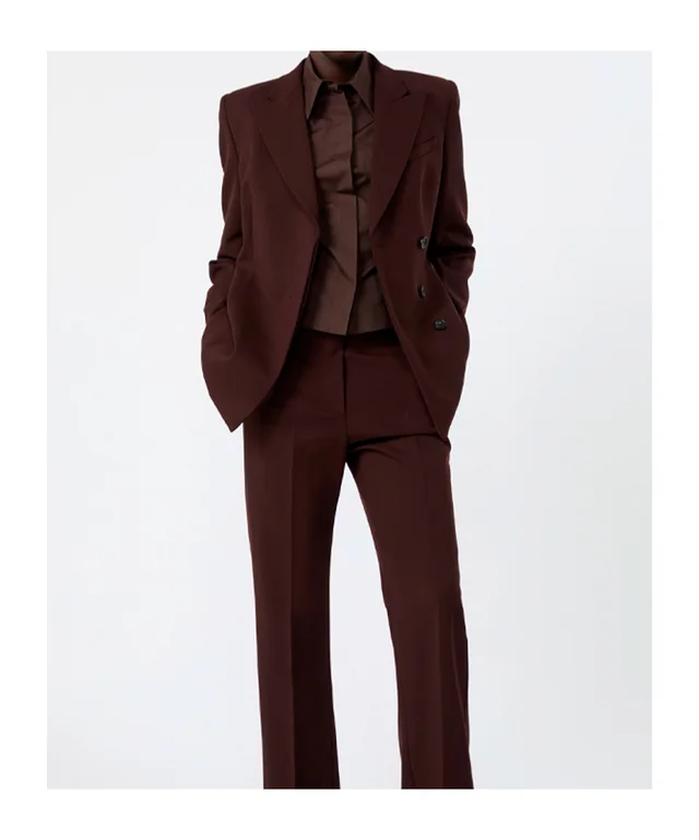 Sportmax Stretch wool tailored jacket - Plum, photo 6 of 6 from SENSER