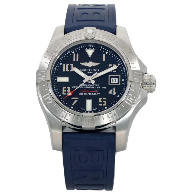 Breitling Avenger II Seawolf A17331 45mm Stainless Steel Watch from H&T