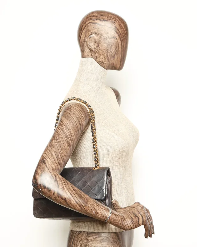 Chanel Classic Medium Double Flap Bag in Leather from A Retro Tale, photo 13 of 13