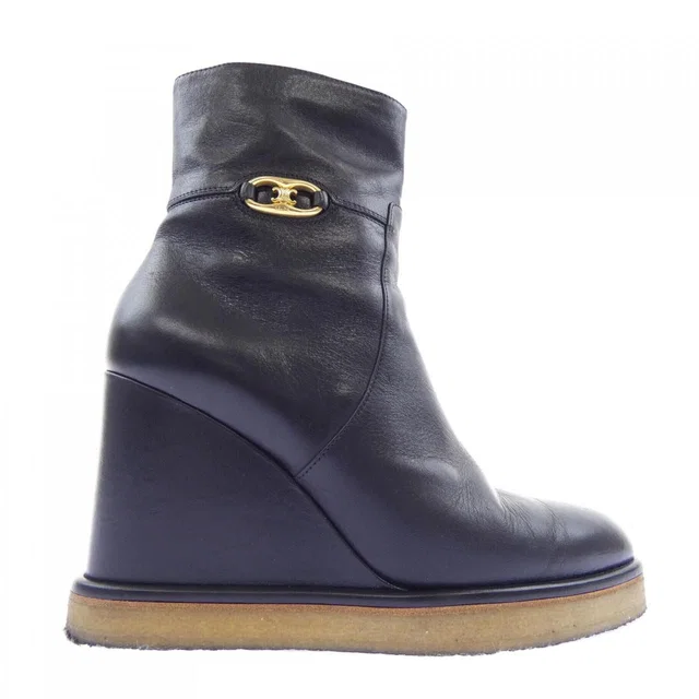Celine Boots Black in Black from The Reluxe