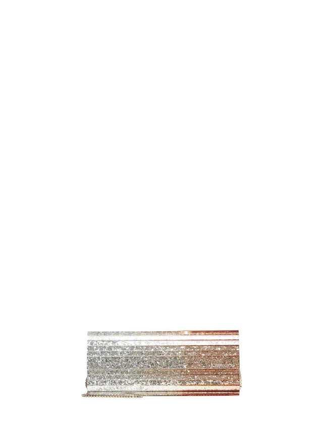 Jimmy Choo Sweetie Clutch — Silver Acrylic Fabric in Silver Resin from HEWI