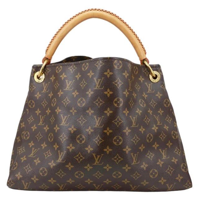 Louis Vuitton Artsy MM Monogram Canvas Hobo Shoulder Bag Brown in Brown Coated canvas from Dallas Designer Handbags
