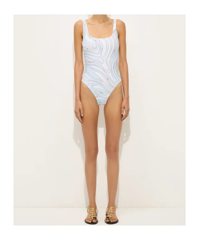 Emilio Pucci Marmo Print Swimsuit, photo 2 of 5 from SENSER