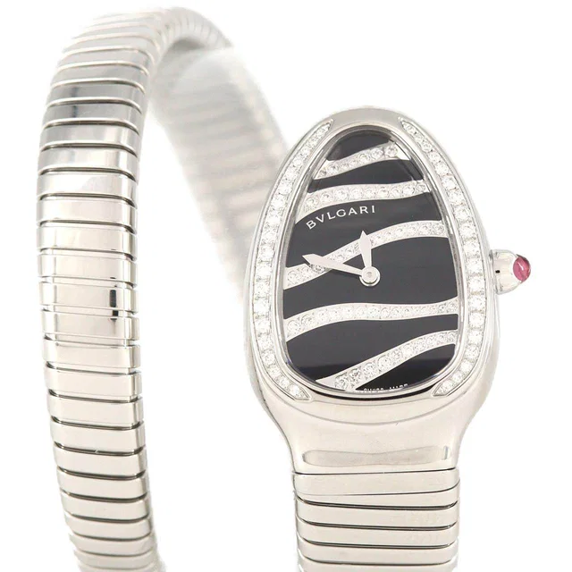 Bvlgari Serpenti Tubogas Stainless Steel Quartz from LuxUness