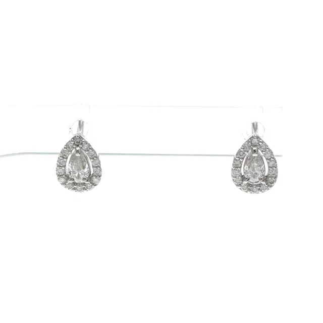 Ponte Vecchio Silver Diamond Earrings in gray|silver from Poshmark