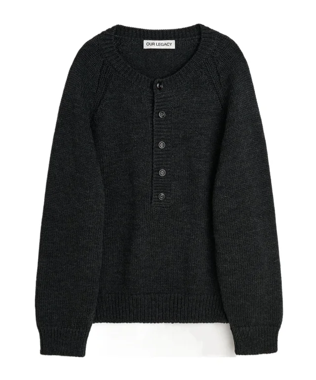 Our Legacy Shore Henley Knitted Sweater, image 1 of 1 from SENSER