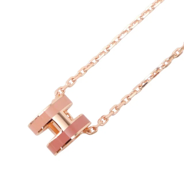 Hermès Pop Ash Necklace Rocabar Size Mini Beaute Lacquer Gold Plated in Gold from GALLERY RARE