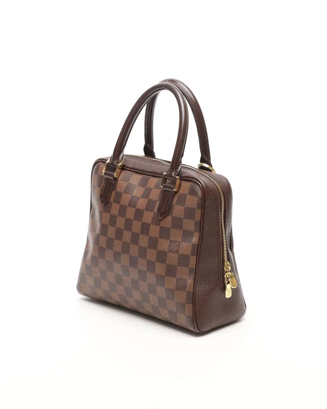 Louis Vuitton Damier Ebene Triana Bag in Brown Denim from A Retro Tale, photo 3 of 9