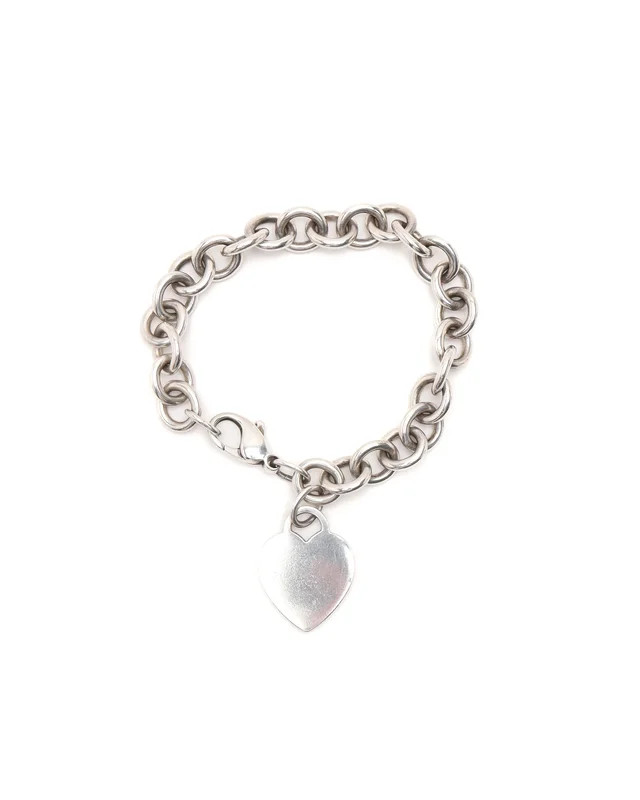 Tiffany & Co. Heart Silver Bracelet in Silver from A Retro Tale