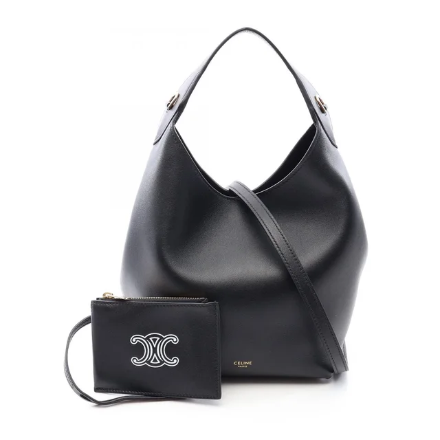 Celine Handbag Hobo Teen 2-Way Leather in Leather from The Reluxe