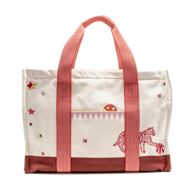 Hermès Circus Nappy Bag Cotton Multicolour SHW from EMIER