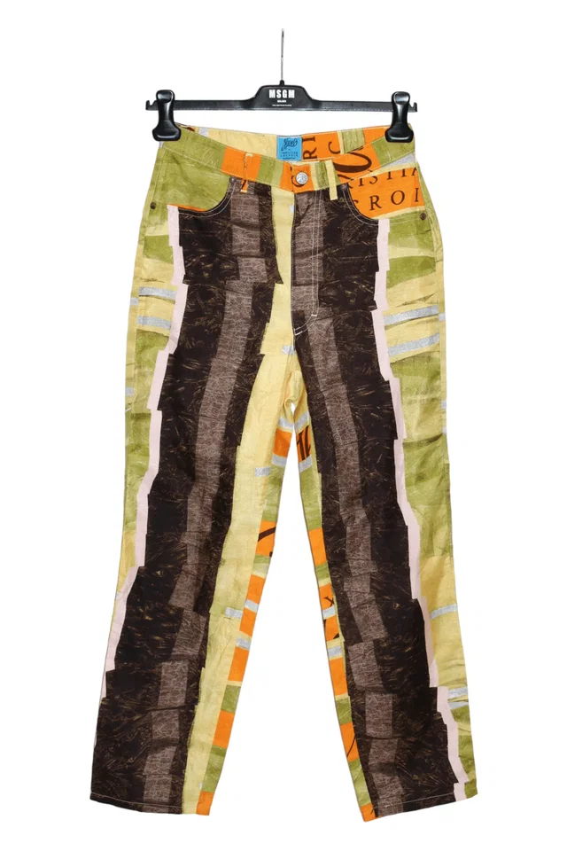 90's Jeans De Christian Lacroix Gilmar Abstract Print Pants, Men's (Size 26) in multicolor from Grailed