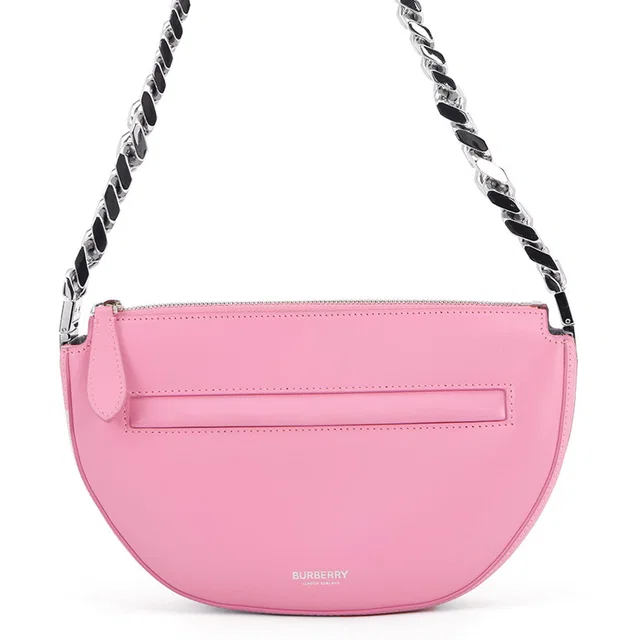 Burberry Olympia ChainShoulder Bag Pink80430821 Leather Size Mini in Leather from GALLERY RARE