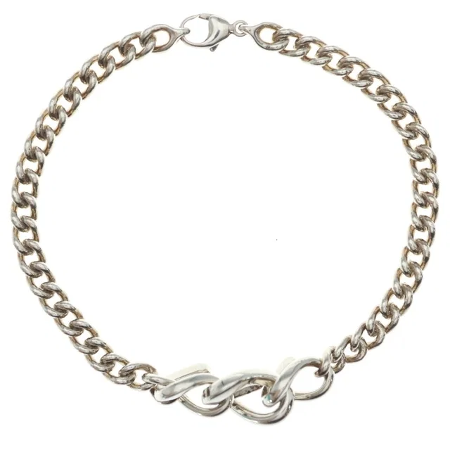 Tiffany & Co. Forge Link Bracelet Chain Silver in Silver from The Reluxe