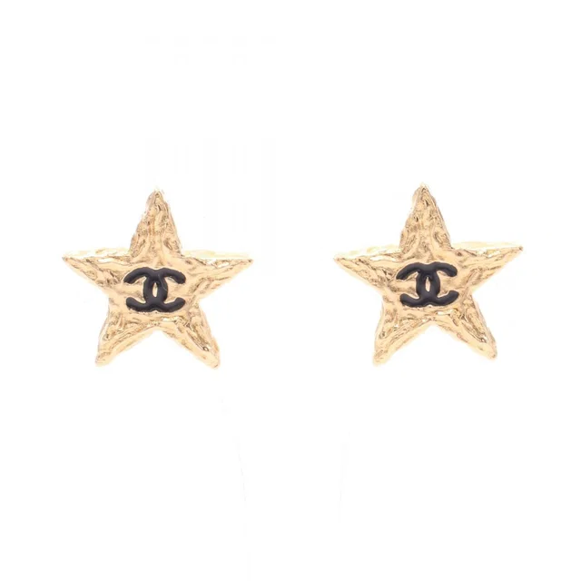 Chanel Earrings CC Logo Star from The Reluxe