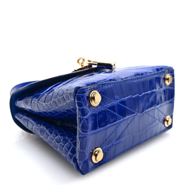 Louis Vuitton Alligator Rose Des Vents Mini in Pink Crocodile from FASHIONPHILE, photo 4 of 9