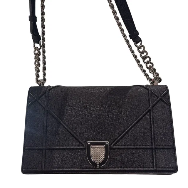 Dior Black Diorissimo Bag in Black from Luxury Promise