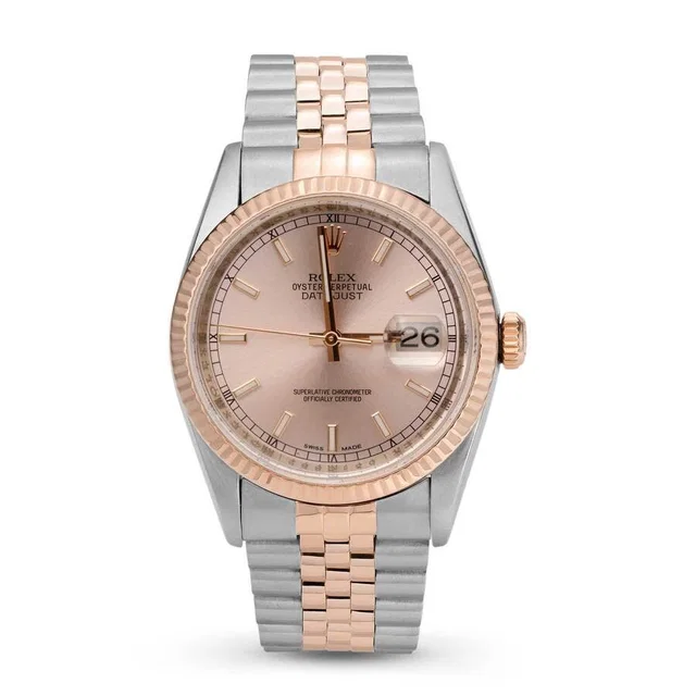 Rolex Datejust Automatic Chronometer Unisex Watch 116231 in neutral|pink|white|silver|gold|gray from Jomashop.com