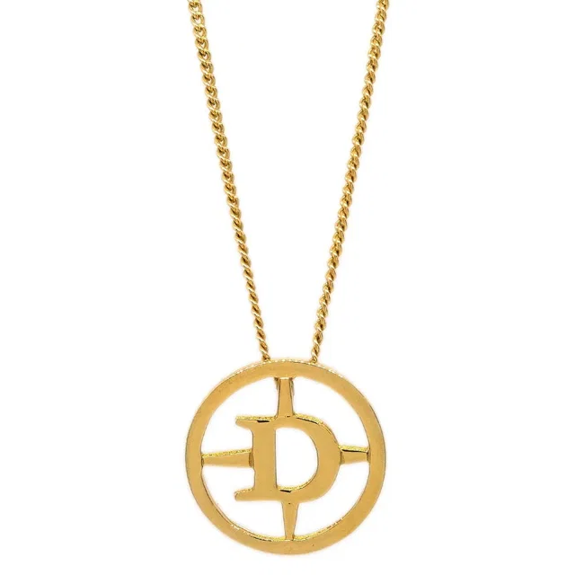 Dior Necklace Pendant Gold in Gold from AMORE Vintage Tokyo