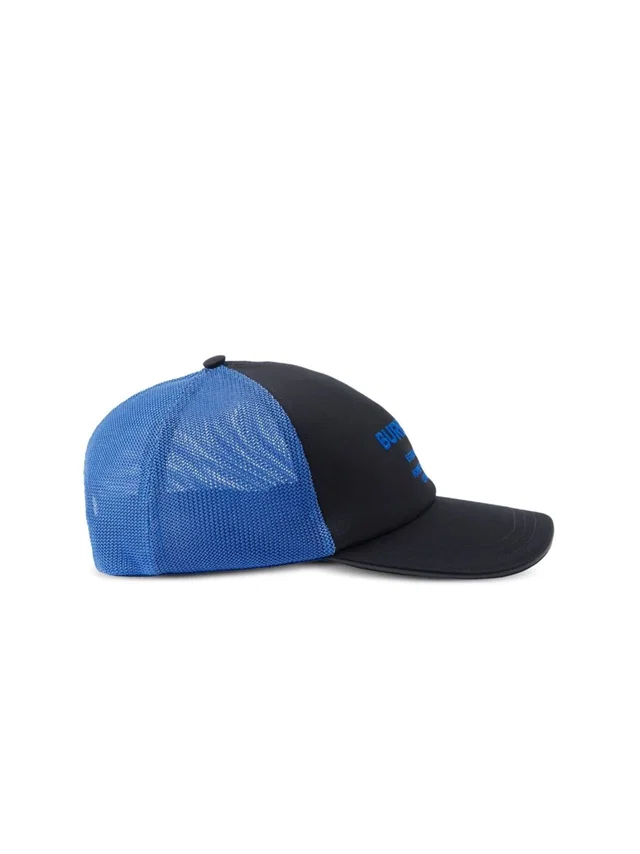 Burberry 80655891003 Baseball Cap — Navy Cotton Caps in Navy from HEWI