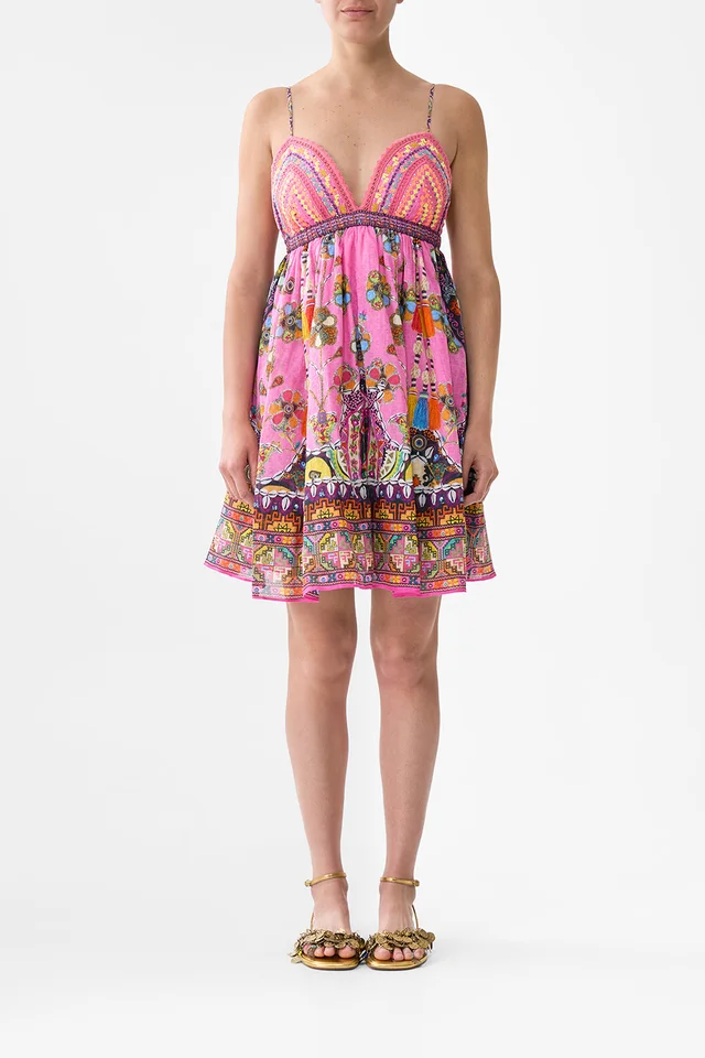 Camilla eBoutique BRALETTE DETAIL SHORT DRESS PATCHWORK PANORAMA from CAMILLA, photo 1 of 1
