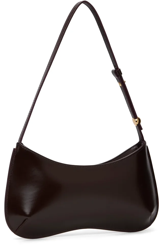 JACQUEMUS Burgundy 'The Bisou' Bag, photo 3 of 4 from SSENSE