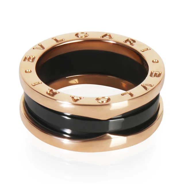 Bvlgari Rose Gold B.zero1 Ring 18k in Pink from HEWI