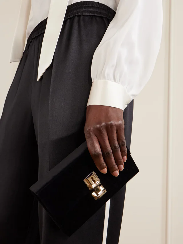 TOM FORD Velvet clutch in Black, photo 2 of 2 from NET-A-PORTER (Canada)